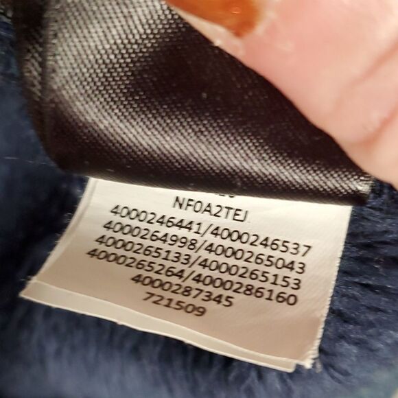 The North Face Crescent Raschel Full Zip Jacket Shady‎ Blue Heather Size Small - Picture 7 of 11